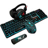 4Pcs/Set K59 Mechanical Wired USB Keyboard Illuminated Gaming Mice Mouse Pad Mat Headphone for Home Desktop Computer Kit