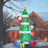 Christmas Inflatable Decoration Toy Built-in LED Lights Inflatable Model Outdoor Ornament Xmas Party New Year Garden Decor