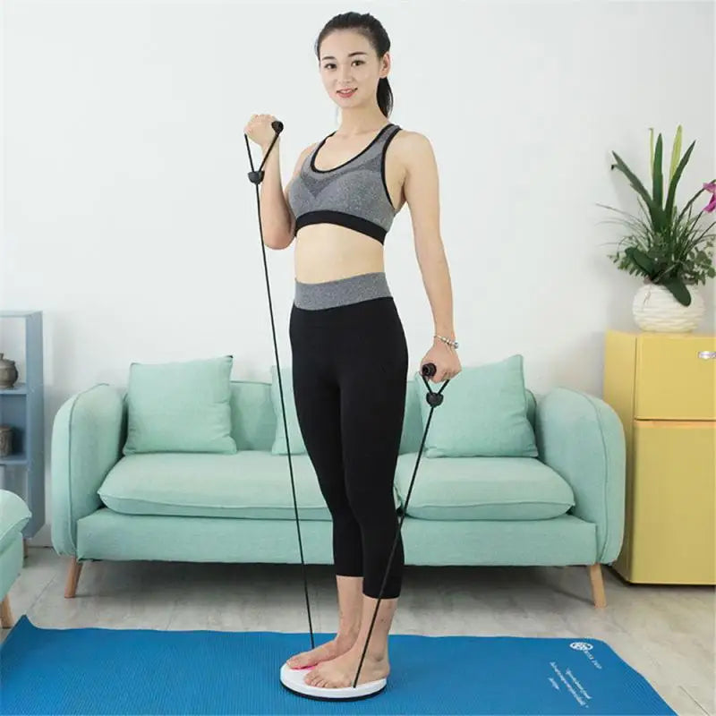 Women Home Lose Weight Waist Disc Balance Board Plate Rotate Relax Workout Bodybuilding Foot Massage