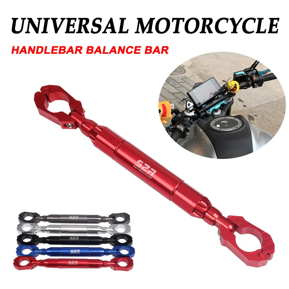 For HONDA Suzuki Bmw YAMAHA Kawasaki DL650 DAX ST125 Motorcycle Accessories Balance Bar Handlebar Crossbar Phone Holder Support