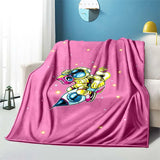 Cartoon Astronaut blanket sofa blanket air conditioning cover blanket blankets for beds cute blanket children‘s blanket