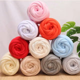 0.5KG Thick Super Bulky Chunky Yarn for Hand Knitting Crochet Soft Big Cotton DIY Arm Knitting Roving Spinning Yarn for Blanket