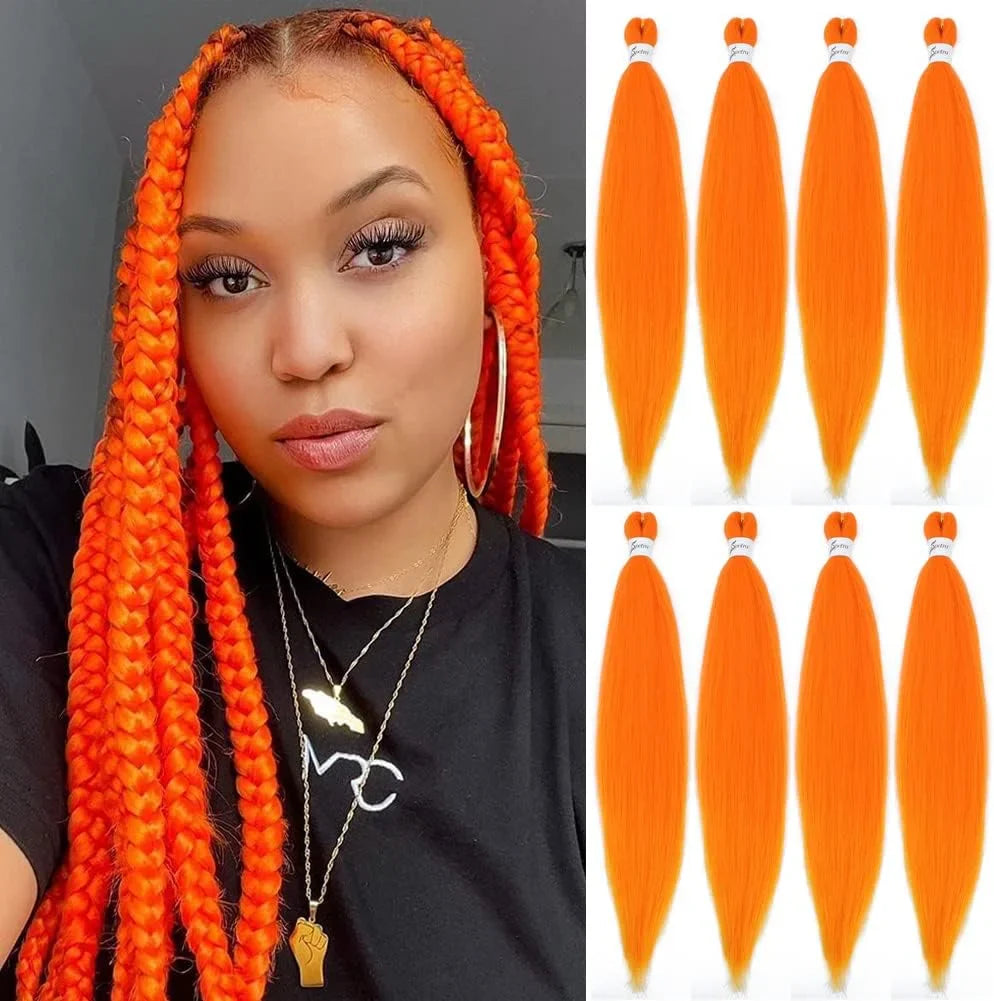 Braiding Hair Pre Stretched Synthetic Braid Extensions Jumbo Braid for Senegalese Passion Twist Box Braid Hair Bundles SOKU