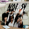 Stray Kids Blanket Soft Sofa Cover Kpop Singer Throw Blanket Fleece Blanket Lightweight Warm Bed Blankets for Bedroom Couch