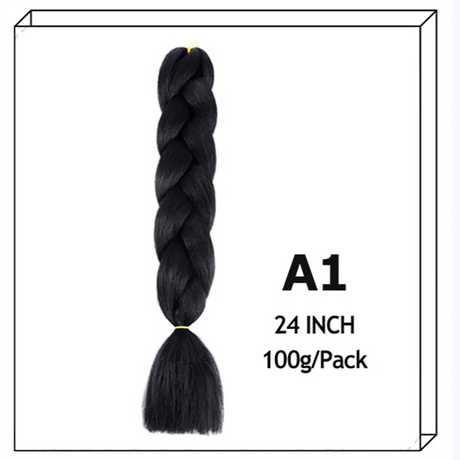 24Inch Synthetic Long Jumbo Ombre Braiding Hair For Women Colorful Braids 100g Rainbow Hair Gray Black Orange Red Yellow Blue