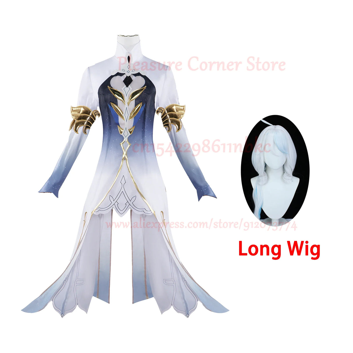 Furina Focalors Hydro Archon Cosplay Costume Wig Shoes Genshin Impact Focalors God of Justice Furina God Uniform Set Outfit