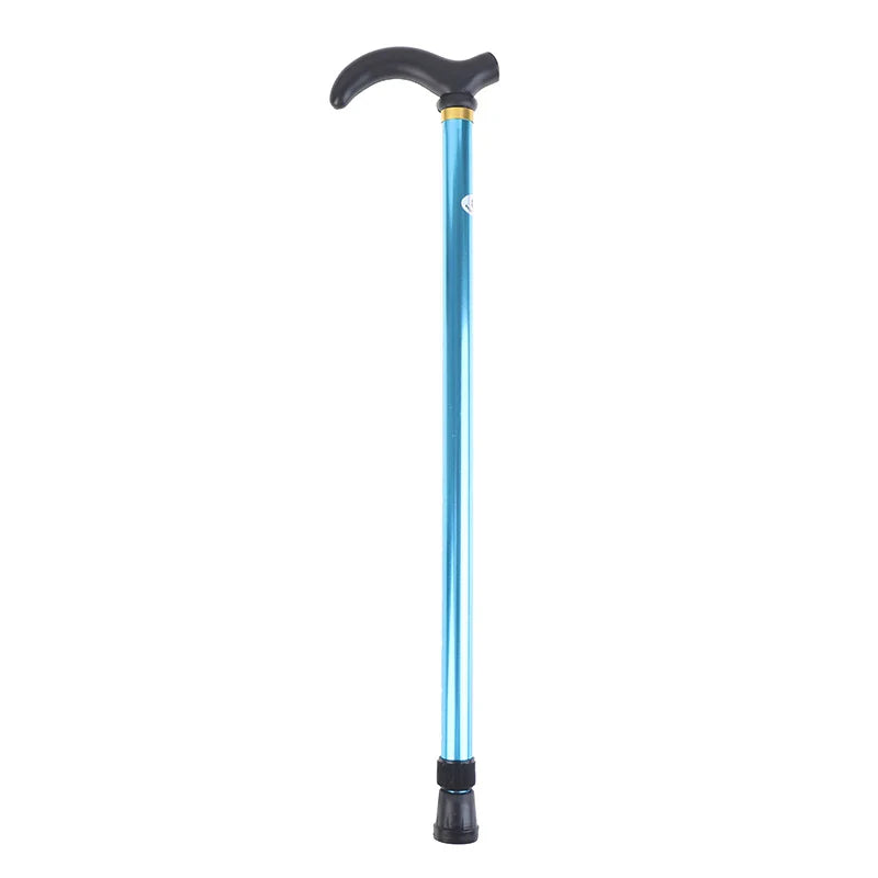 Adjustable Walking Stick Cane 2 Section Stable Anti-Skid Anti Shock  Crutch for Old Man Hiking