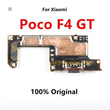 For Xiaomi Mi Poco F4 GT USB Fast Charging Dock Port Microphone Flex Cable Connector Charge Board Repair Parts