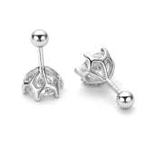 0.2ct- 4ct Moissanite Screw Back Earrings D Color GRA Certificate For Women Man S925 Silver Stud Earring Plated 18K Fine Jewelry