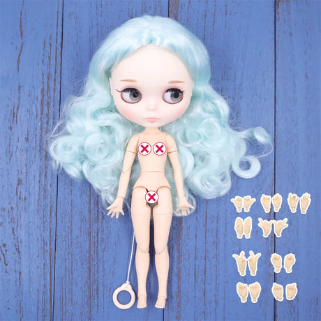 ICY DBS 10th Anniv Blyth doll 30cm 1/6 BJD toy glossy/matter shiny face colorful hair joint body