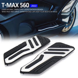 New 1 pair Pedals Foot Pegs Footrests FOR Yamaha TMAX T-max 560 2022 Motorcycle Accessories T-MAX 560 T-MAX560 TMAX560