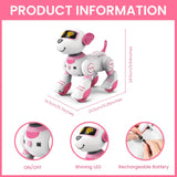 RC Robot Electronic Dog Robot Dog Stunt Walking Dancing Toy Intelligent Touch Remote Control Electric Pet for Children's Toys