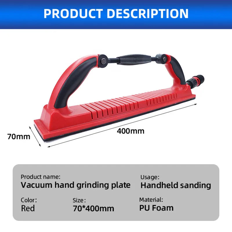 Dry Grinding Hand Push Board Car Putty Grey Hand Planer Adjustable Concave and Convex Plane Hand Grinding Block Body Repair Tool