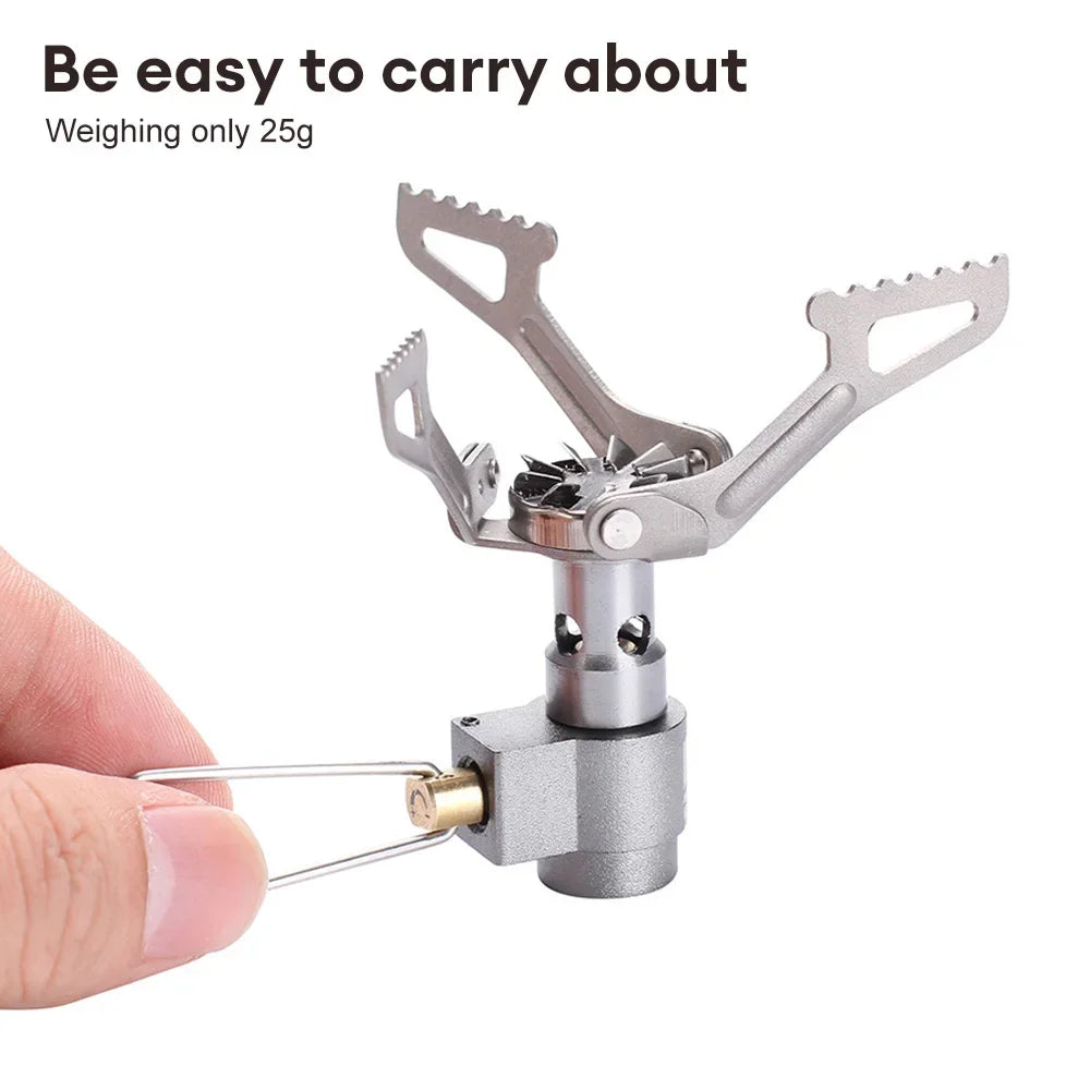 25g Lightweight Mini Gas Cooker Burner BRS Outdoor Portable Solo Titanium Camping Gas Stove Camping Hiking Gas Burner brs-3000t