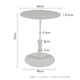 Houselod Nordic Iron Coffee Table Living Room Round Small Dining Table Indoor Modern Minimalist Table Home Furniture 60cm