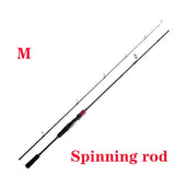 3 Tips Bass Fishing Rod Carbon Fiber Spinning/Casting Lure Pole Bait Weight 4-35G Line Weight 2-20LB Fast Lure Fishing Rods