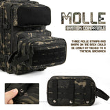 QT&QY Tactical Toiletry Bag For Men Hygiene Bag Military Tool Molle Pouches Small Dopp Kit Mens Shaving Kit Travel shower Bag