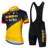 2023 Cycling Kit Men JUMBO Racing Team Cycling Jersey Set Summer MTB Maillot Bicycle Clothes Outdoor Equipment Cycling Clothing