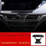 Car Phone Holder For Changan CS35 CS75 Plus 2022 2021 2019 Car Styling Bracket GPS Stand Rotatable Support Mobile Accessories