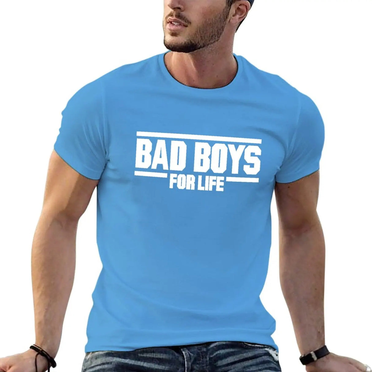 New Forever Bad Boys For life T-Shirt plain t-shirt graphic t shirt oversized t shirt men