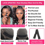 Body Wave 13x4/13x6 HD Lace Front Human Hair Wigs Wear Go Glueless Wig Pre Plucked 5x5 HD Lace Closure Wig 360 Lace Frontal Wigs