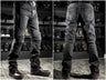 Classic Black Blue Motorcycle Riding Jeans with Knee Hip Pads Motocross Racing Pants Motorbike Cycling Trousers Protective Pants