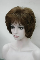 Fashion Short Women‘s Wigs Blonde Brown Black Wig Bob Curly Wigs Real Natural Hair