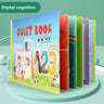 Montessori Quiet Book Repeated Paste Reading Children Toy Animal Numbers Matching Puzzle Game Educational Toys for Kids Gifts