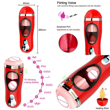 Penis Pump Masturbators For Automatic Man Adult Sex Products Male Sex Toy Vagina For Masturbation Masturbation For Men Toys