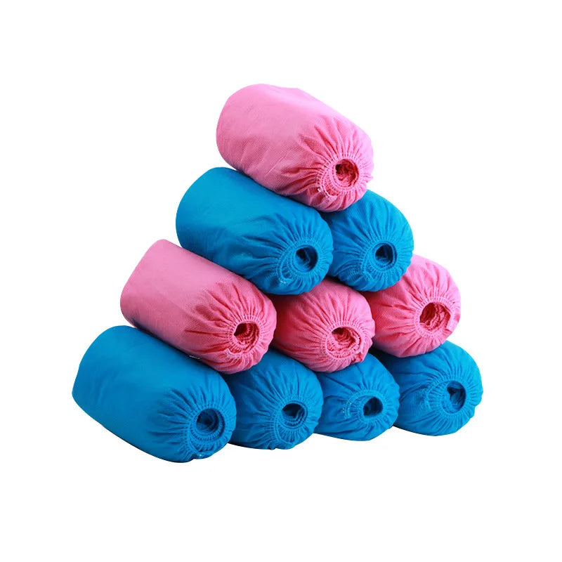 20/50/100pcs Disposable Shoe Cover Dustproof Non-slip Dhoe Cover Children Students Adult Non-woven Household Foot Cover