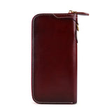 Leather New Genuine Wallet Men Women Clutch Bag Zipper Cowhide Card Holder Purse Long s Coin