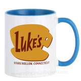 Lukes Luke's Diner Mugs Coffee Mugs Tea Cups Home Decal Friend Gifts Milk Mugen Novelty Coffeeware Drinkware Tableware Teaware