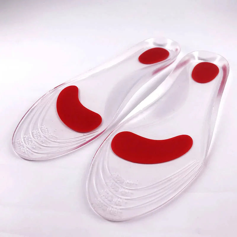 Medical Silicone Gel Insole for Flat Feet Arch Support Orthopedic Insoles Plantar Fasciitis Pain Relief Foot Care Metatarsal Pad