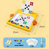 Kids Drawing Toys Magnetic Ball Moving Painting Writing Board Learn Color Puzzle Game Early Educational Creation Toy Child Gifts