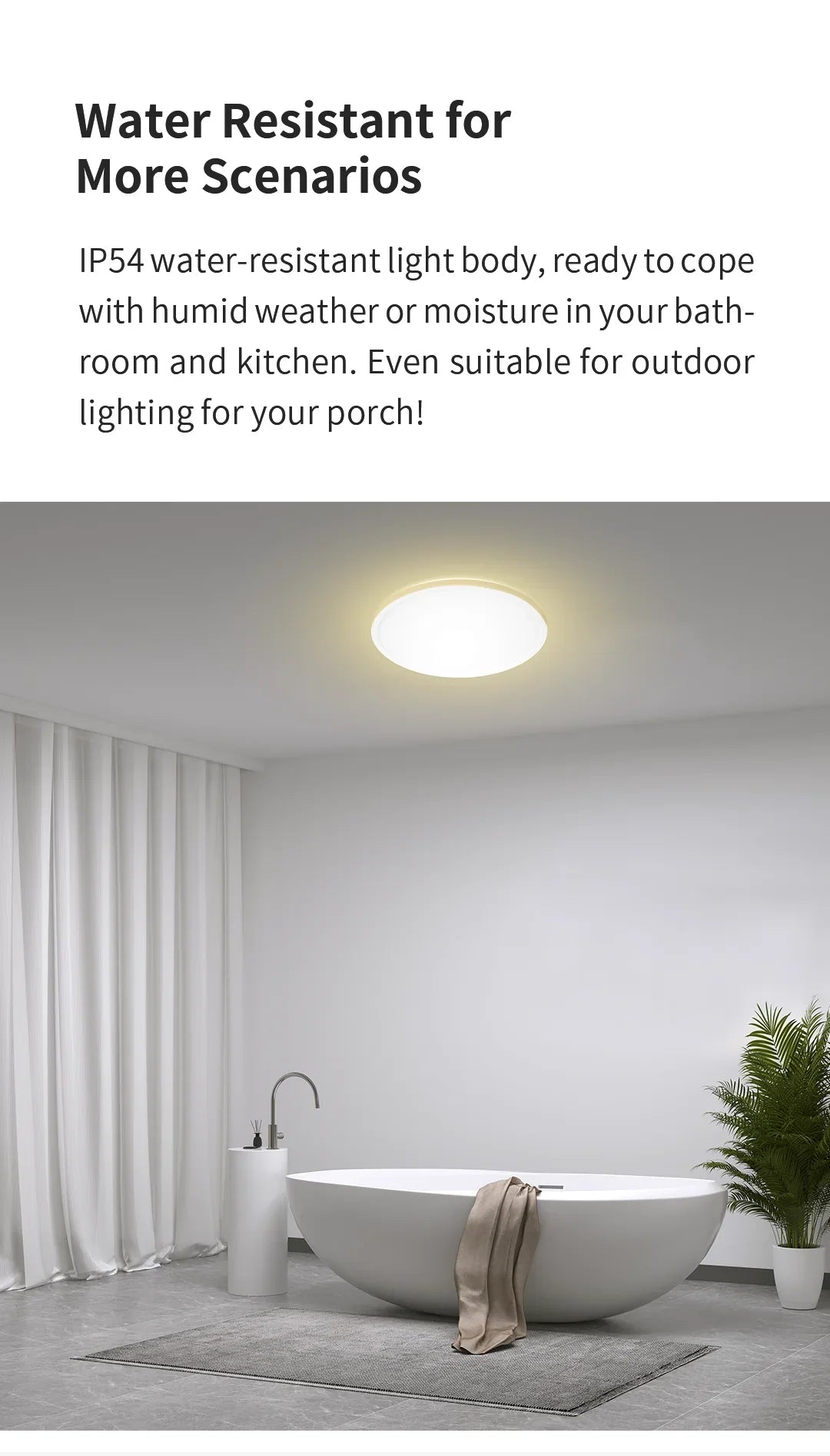 Yeelight Smart Led RGB Ceiling Light Wifi 24W Dimmable 2700K-6500K Ultra Thin Smart Voice Control work with APP Homekit Mi home