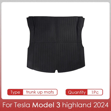 For Model 3 2024 Highland Cargo Liner Floor Mats Anti-slip Pads Waterproof Trunk Mat for Tesla Model 3 2024 Highland Accessories