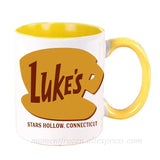 Lukes Luke's Diner Mugs Coffee Mugs Tea Cups Home Decal Friend Gifts Milk Mugen Novelty Coffeeware Drinkware Tableware Teaware