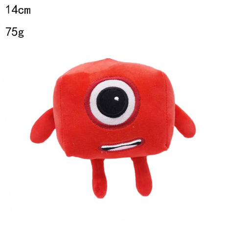 14-30cm Cartoon number Plush Doll Toy Educational Stuffed Movie TV number Toys Kids Gift early childhood education doll