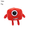 14-30cm Cartoon number Plush Doll Toy Educational Stuffed Movie TV number Toys Kids Gift early childhood education doll