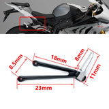 For BMW S1000RR S1000R S1000 RR R S 1000 R RR 2009-2022 2016 Motorcycle Rear Passenger Footrest Foot Peg Rest Pedal Bracket Kit