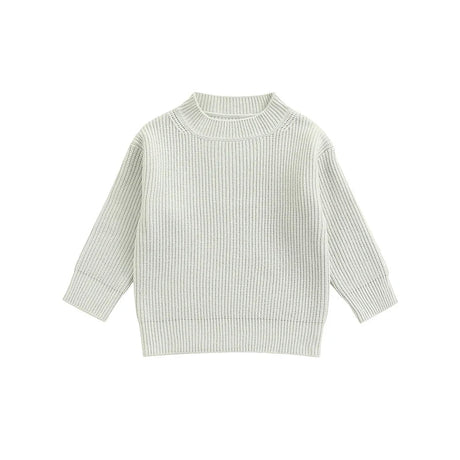 ma&baby 0-6Y Toddler Kid Baby Boy Girl Sweaters Warm Thick Knit Long Sleeeve Solid Color Clothing Fall Winter Clothes