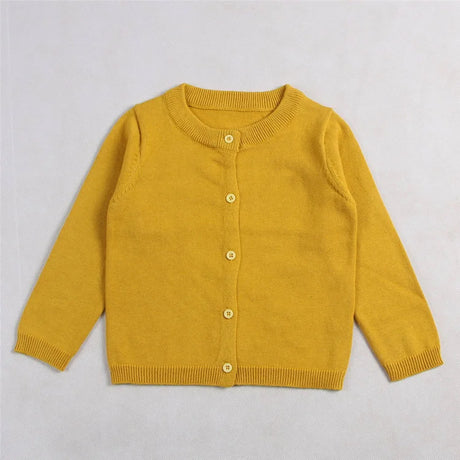 Boys Girls Knitting Sweaters Kids Cardigans Solid O-Neck Spring Autumn Sweater Baby Kids Cardigans Coat Childrens Clothing 1-7Y