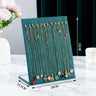 Velvet Necklace Pendant Display Stand Women Jewelry Rack Bracelet Storage Holder Organizer For Counter Display Board