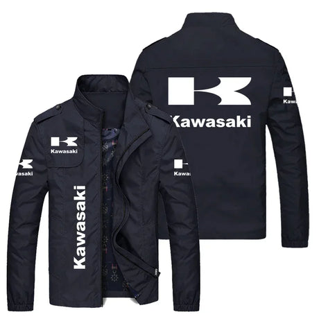 New Kawasaki Motorcycle Jacket Sports Jacket Fashionable Casual Men's Clothing Kawasaki Racing Suit Casual suit jacket