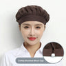 Black Adjustable Food Service Net Hat Kitchen Work Hats Canteen Restaurant Cook Caps Bakery Baking Workshop Breathable Work Cap