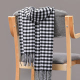 Luxury Brand Plaid Winter Men Scarf Warm Cashmere Scarves Fashion Male Shawl Bufandas Casual Men's Tassel Pashmina Wraps