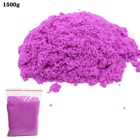 New 1500g Dynamic Sand Toys Magic Clay Colored Soft Slime Space Sand Supplies Play Sand Model Tools Antistress Toys for Kid