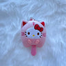 Sanrio Cat Cross Dressing Plush Keychain Cartoon Anime Pendant Kuromi Melody Pompompurin Hangyodon Plushie 키링 Kawaii Bag Decor