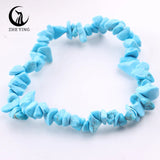 Stretch Natural 5-8mm Chips Bead Bracelet Healing Crystal Energy Fashion Jewelry for Women Men Girl Birthday Gift