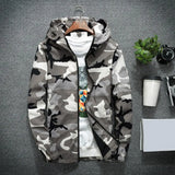 Winter Men Coat Camouflage Zipper Long Sleeves Jackets Soft Cold-proof Hooded Male Spring Jackets Thick Keep Warm Outerwear